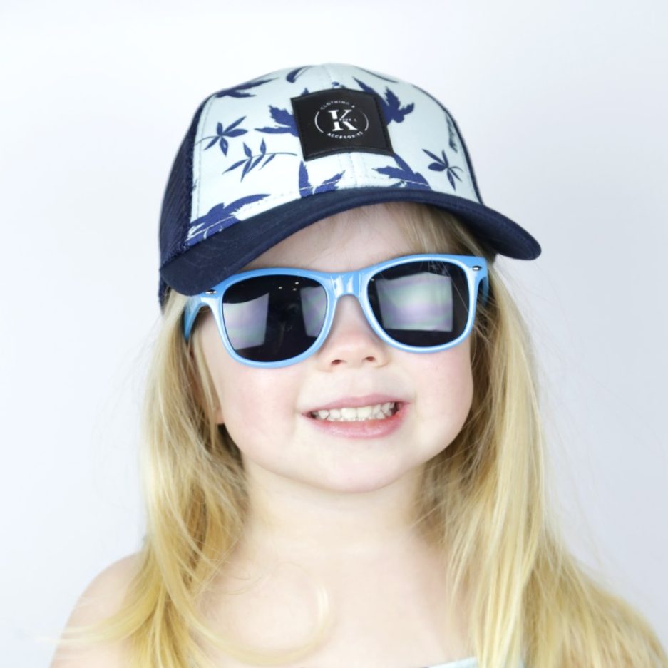 Lunettes de soleil pour enfant bleu