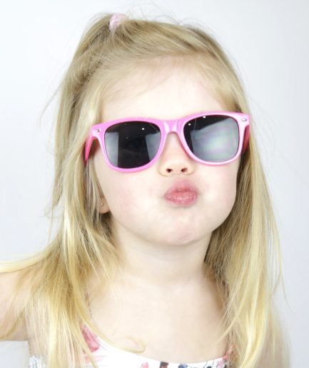 Lunette de soleil pour enfant rose