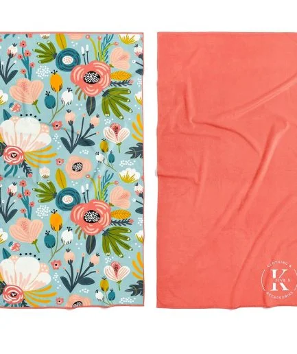 Serviette en microfibre - Bouquet de fleur