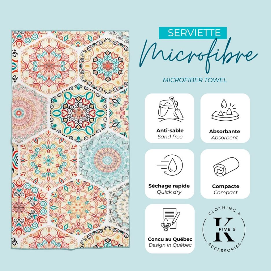 Serviette en microfibre - Sérénité