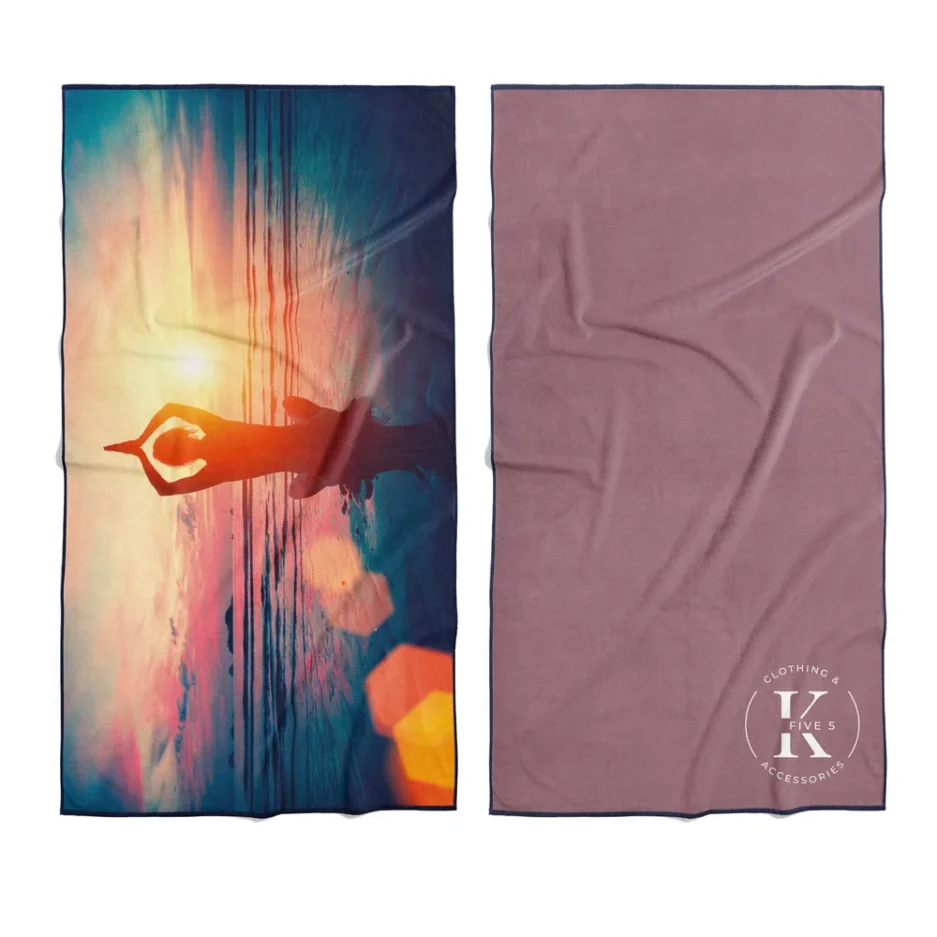 Serviette en microfibre - Yoga