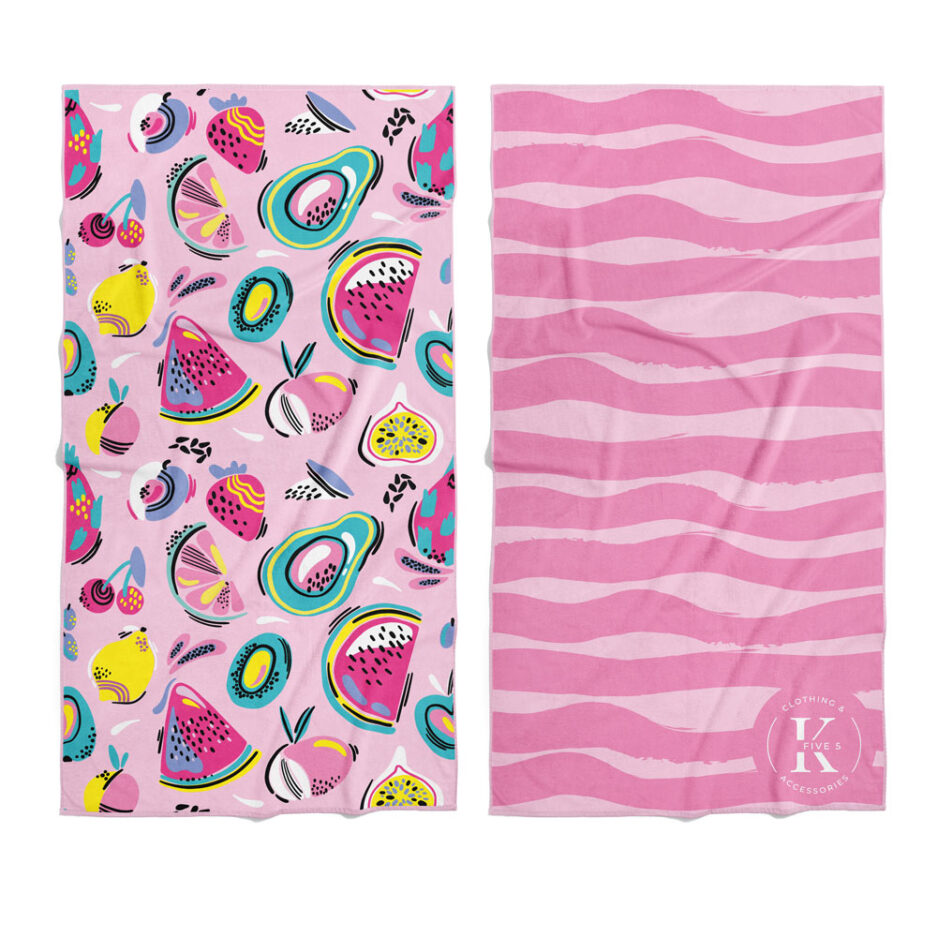 Serviette en microfibre tuti fruit