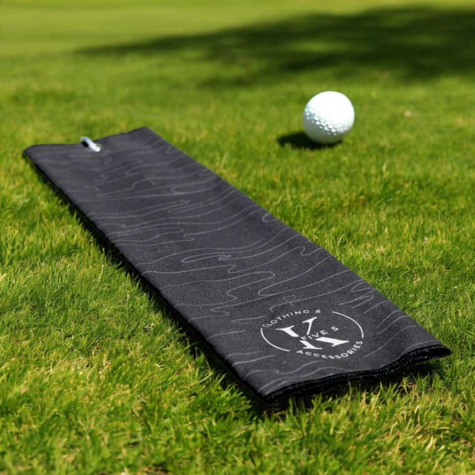 Serviette de golf en microfibre golf abstrait