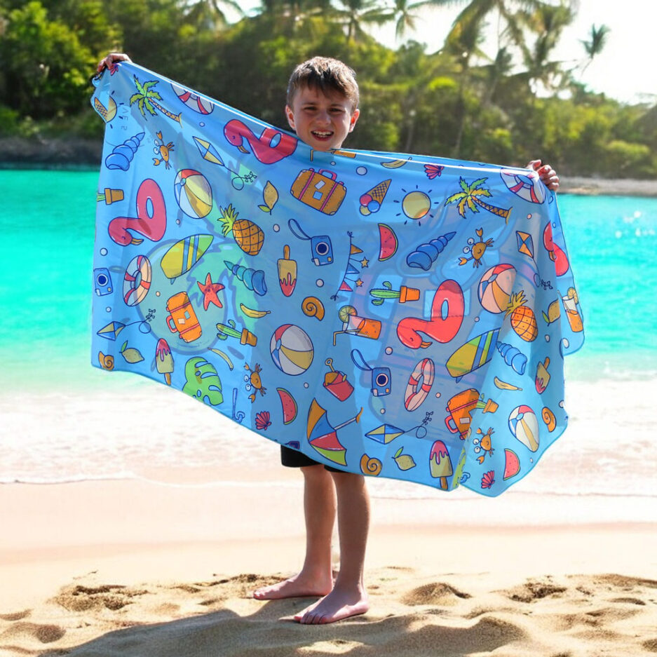 Serviette en microfibre - Destination soleil