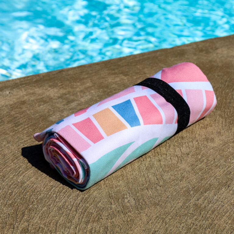 Serviette de plage en microfibre, extra large, 180 x 100 cm, séchage