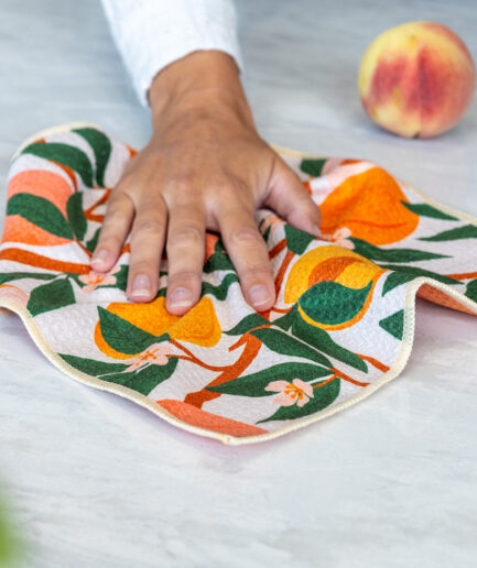 Linge nettoyant en microfibre - Pêche sucrée (3pcs)