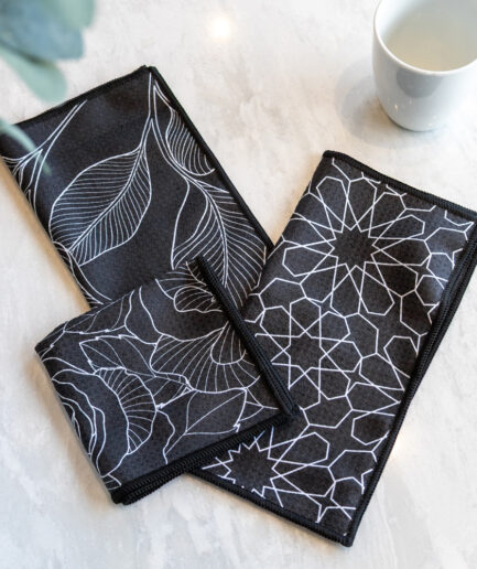 Linge nettoyant en microfibre - Rose sublime (3pcs)