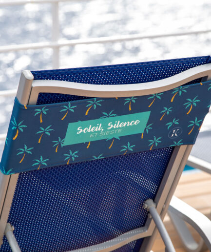 Bandeau de chaise - Sous les palmiers