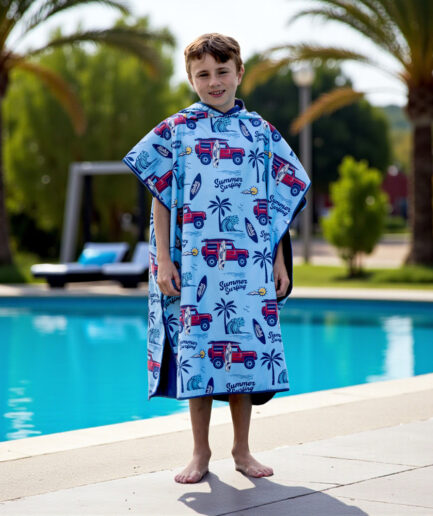 Poncho adolescent planche et soleil