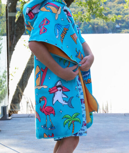 Poncho enfant – Party requin