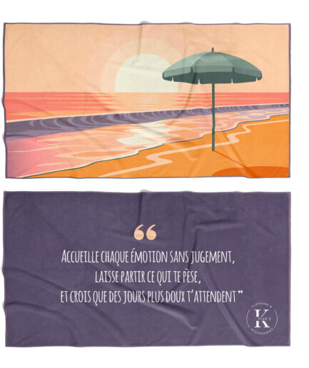 Serviette bord de mer