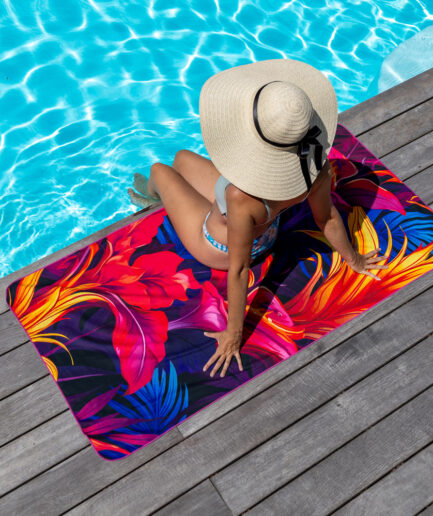 Serviette flamme tropical