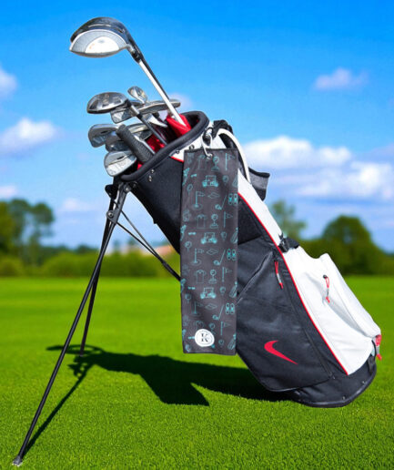 Serviette de golf - Turquoise