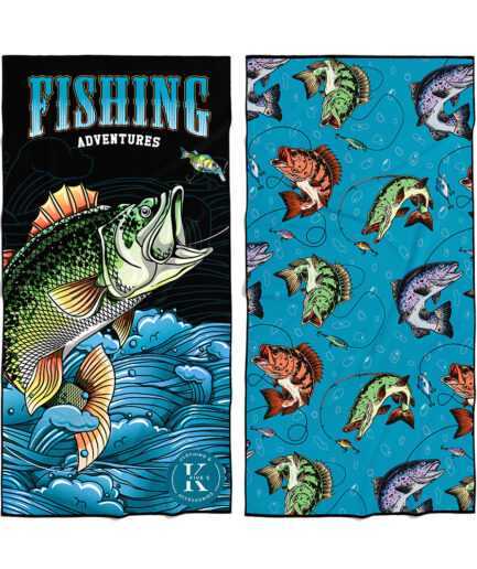 Serviette en microfibre - Aventure de pêche