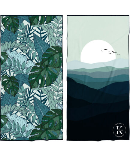 Serviette en microfibre - Émeraude sauvage