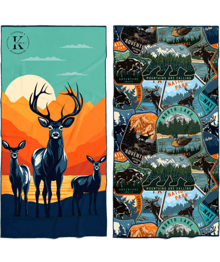 Serviette en microfibre - Passionné de chasse