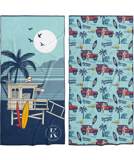 Serviette en microfibre - Planche et soleil