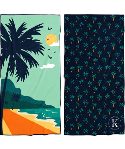 Serviette en microfibre - Sous les palmiers
