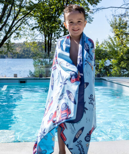 Serviette planche et soleil