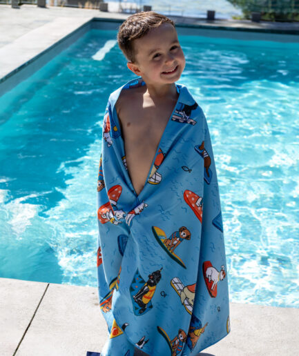 Serviette surf canin