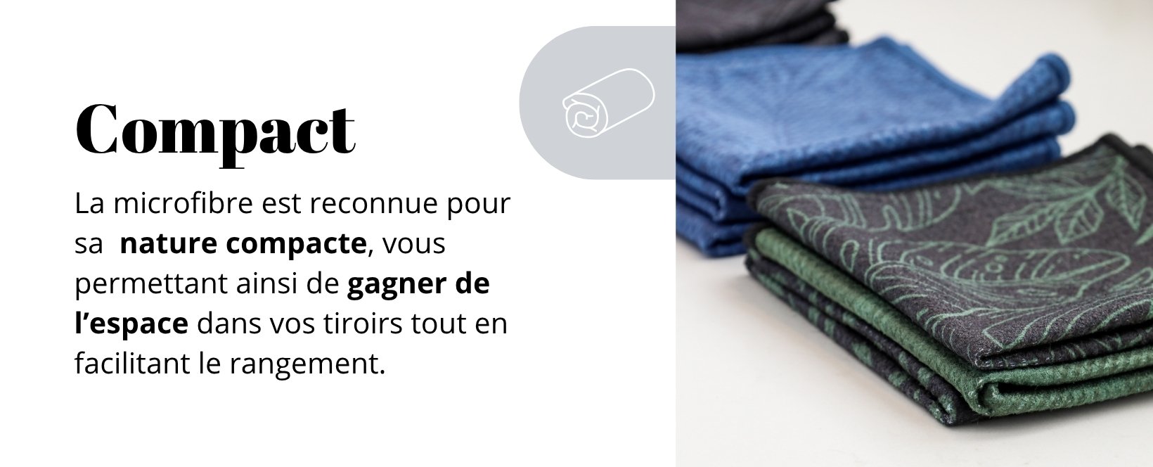 Linge nettoyant compact