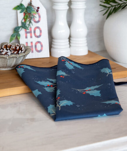 Linge à vaisselle de noël - Sous le gui