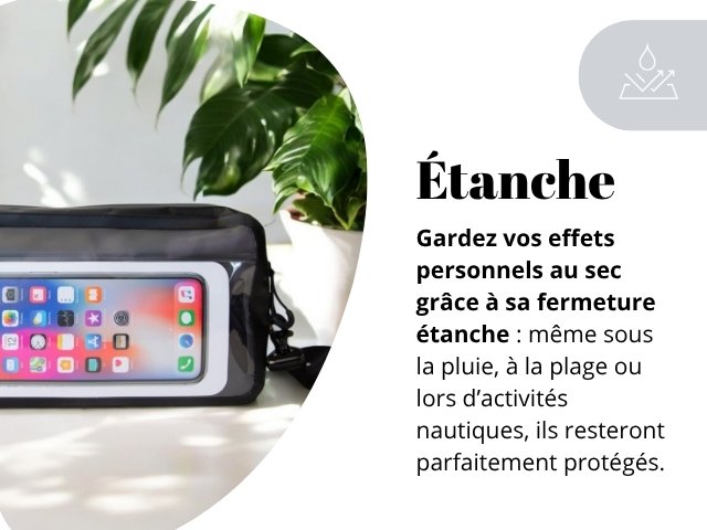 Sac banane étanche