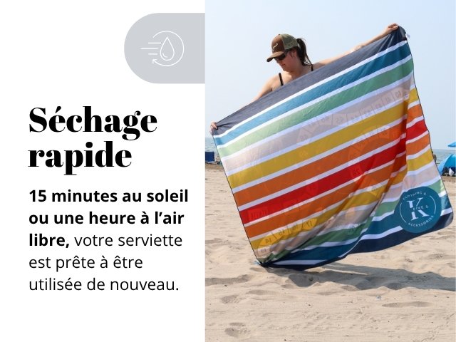 Serviette XXL séchage rapide