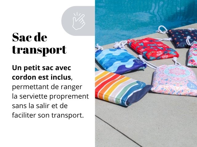 Serviette XXL sac de transport