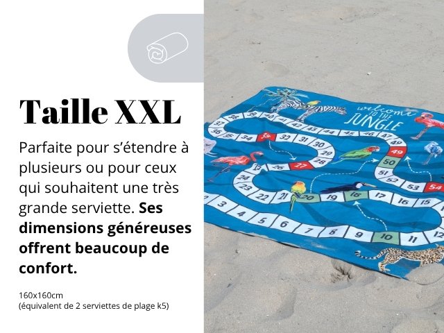 Serviette XXL taille