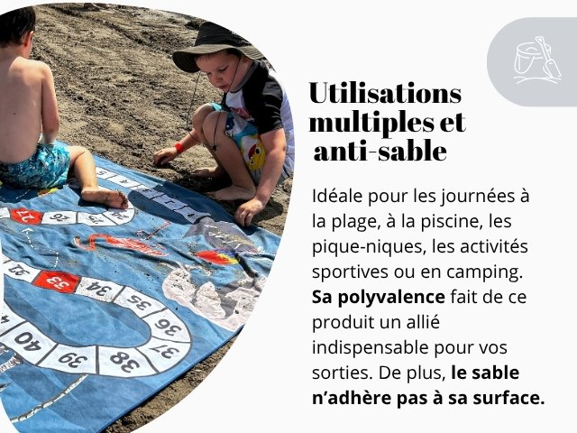 Serviette XXL utilisation multiple