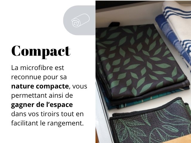 Linge nettoyant compact