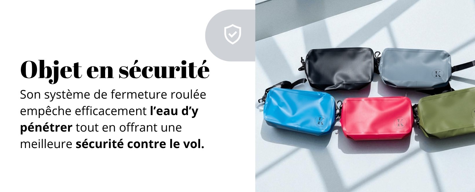Sac bandouillère - Objet en sécurité