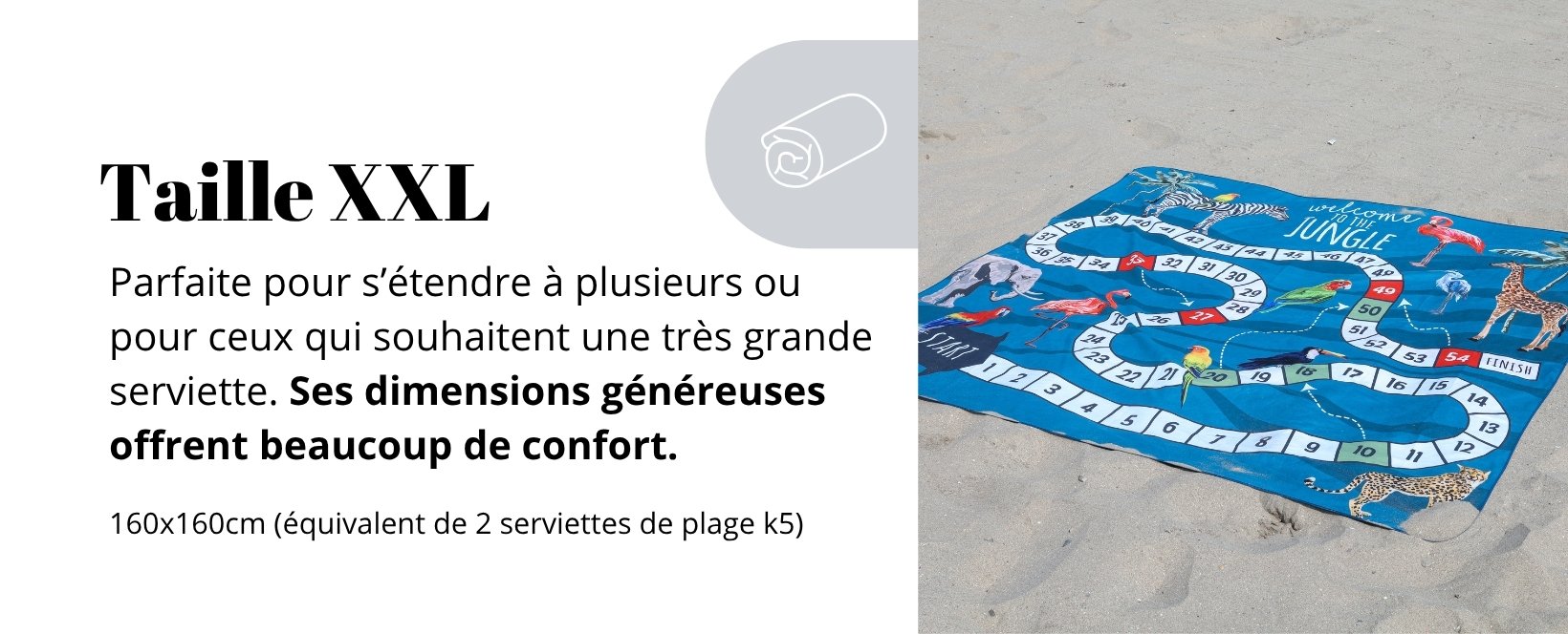Serviette XXL - Taille XXL