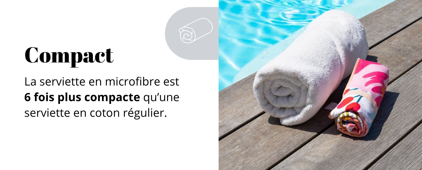 serviette de plage compact