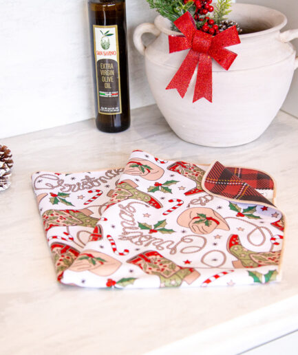 Linge à vaisselle - Noël country
