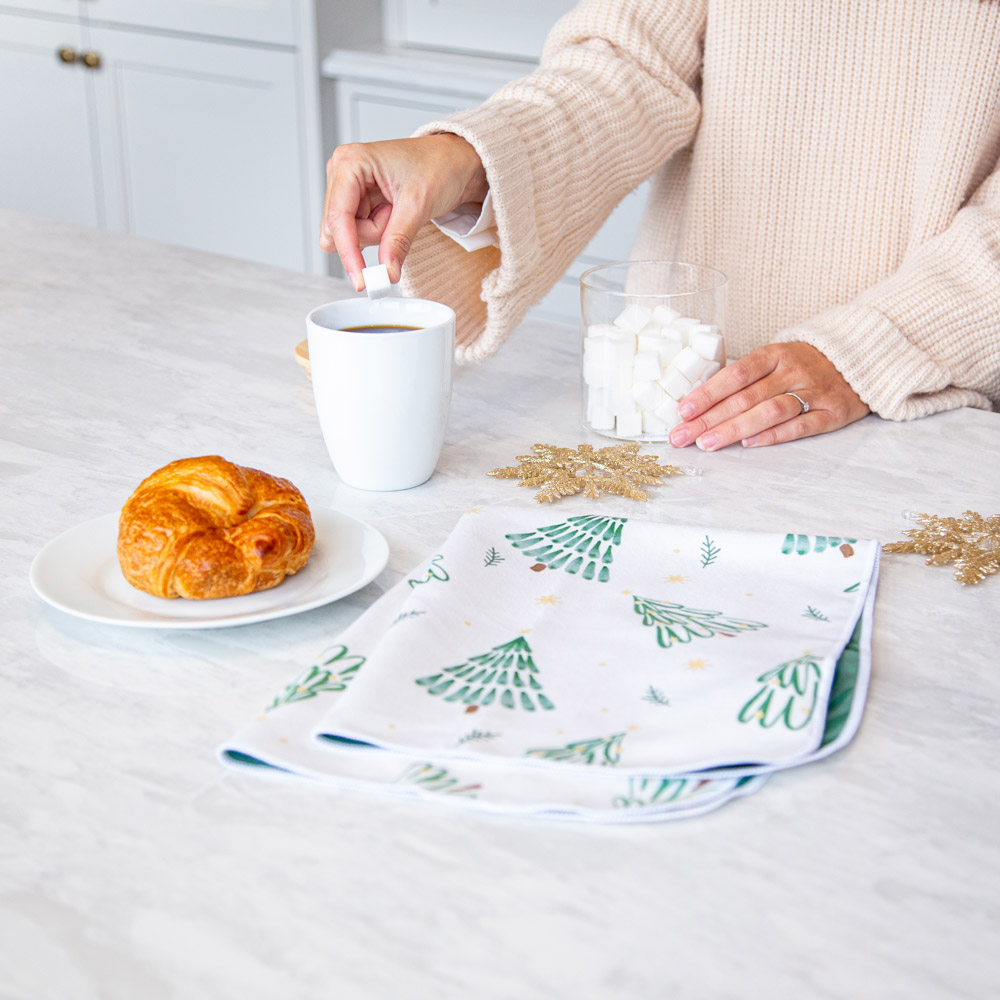 Linge à vaisselle en microfibre LISSE – Promenade en forêt